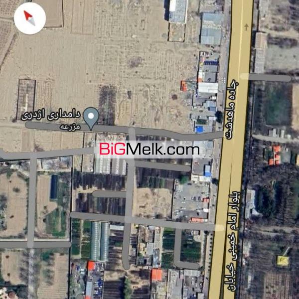 زمین کرج برای باغ رستوران و خدمات تعمیرگاهی