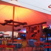 سازه های پارچه ای برای رستوران -093839391-22038245