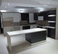 کابینت MDF و تمام چوب